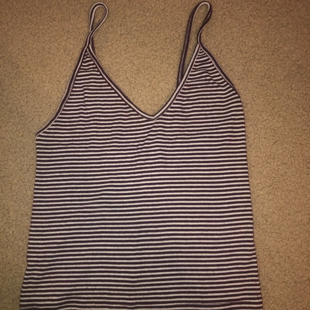 brandy melville striped tank